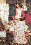 Morris, William Queen Guenevere Spain oil painting artist